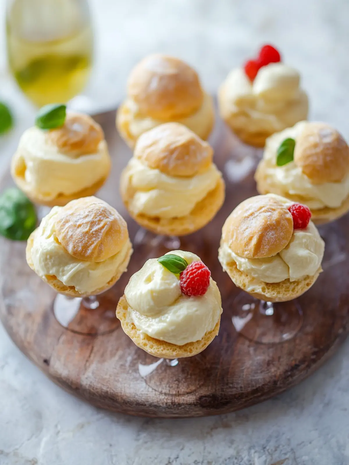 Herzhafte Windbeutel mit Grana Padano Creme