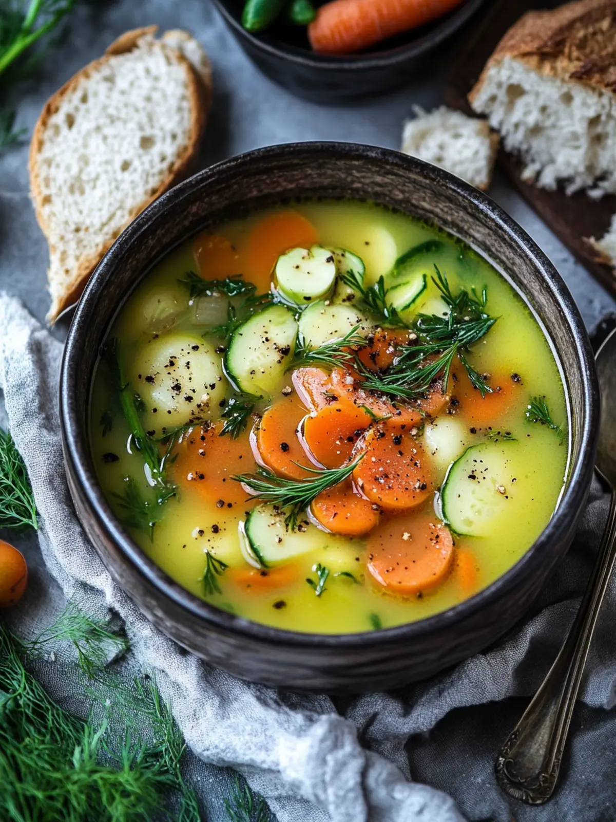 Toskanische Gemüsesuppe – mit Fenchel und Bohnen