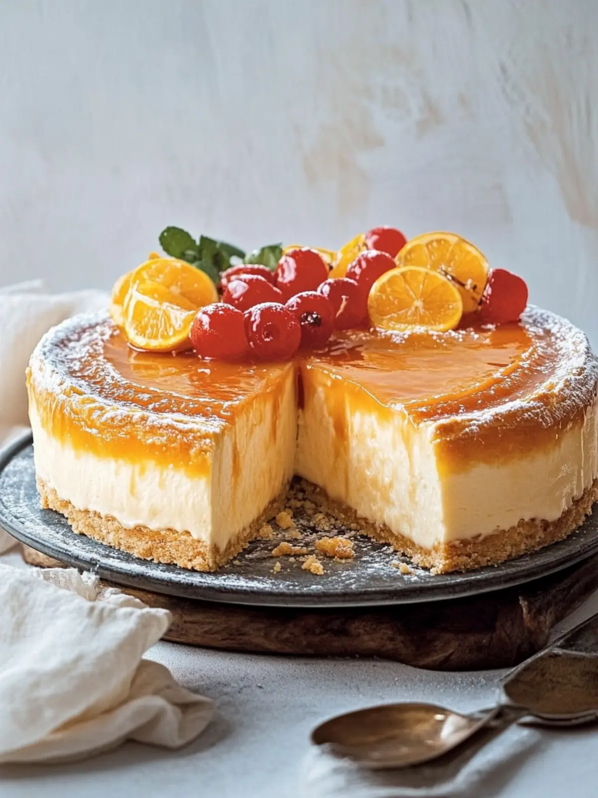 Gesalzene Karamellkäsekuchen