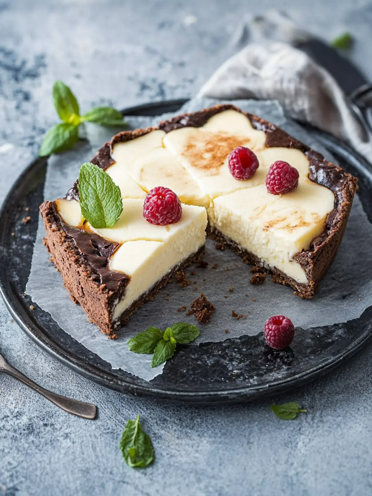 Käsekuchen-Braunies