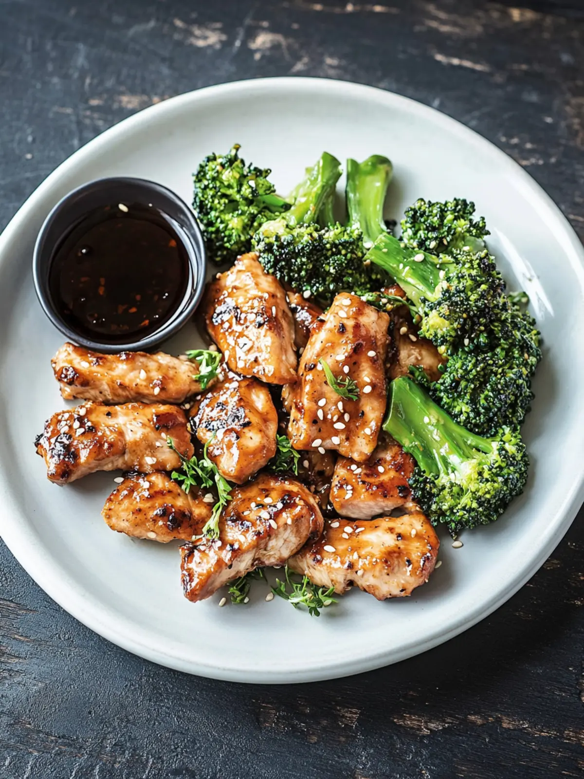 Balsamico-Huhn mit Broccoli