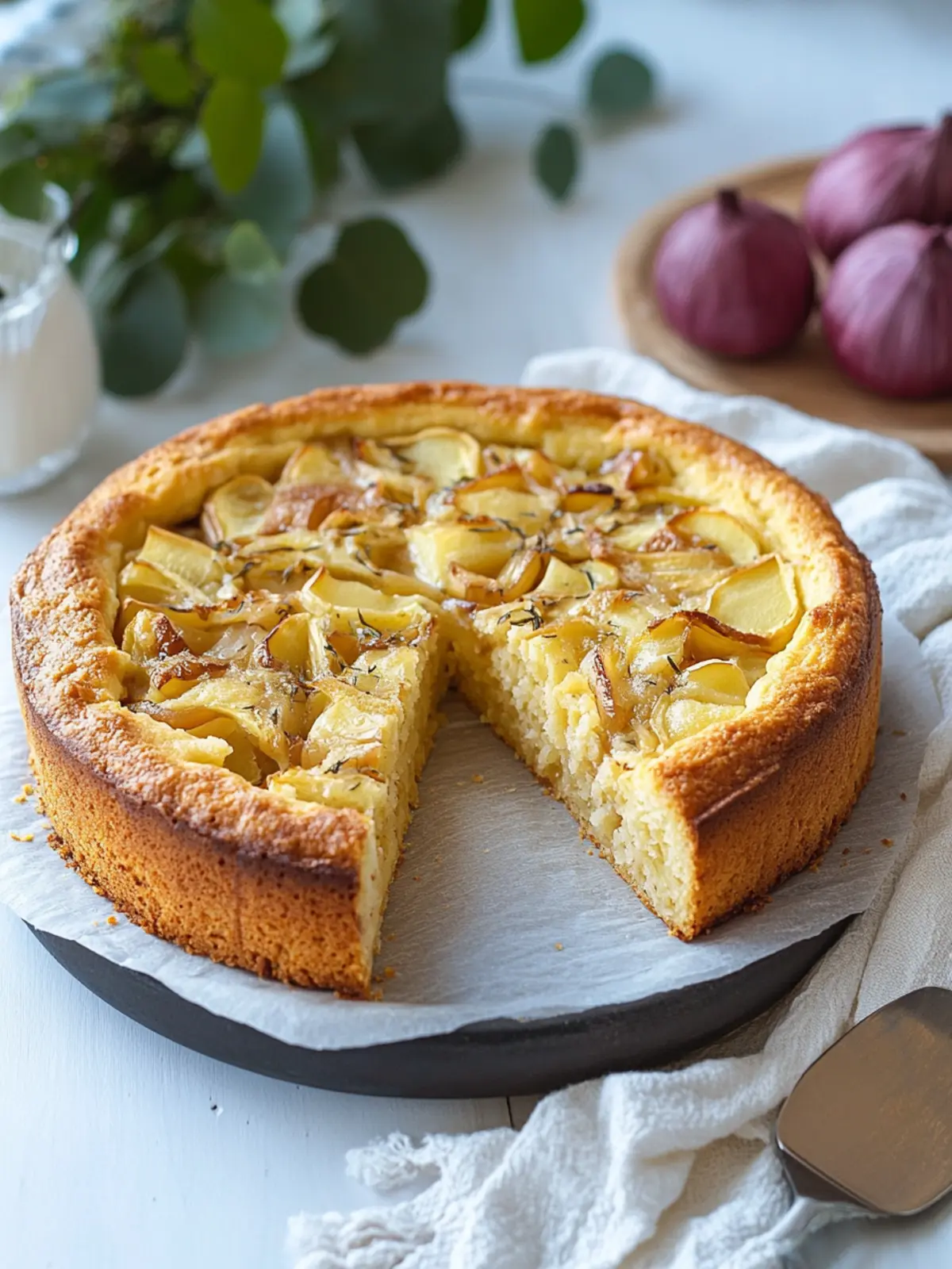 Omas saftiger Zwiebelkuchen