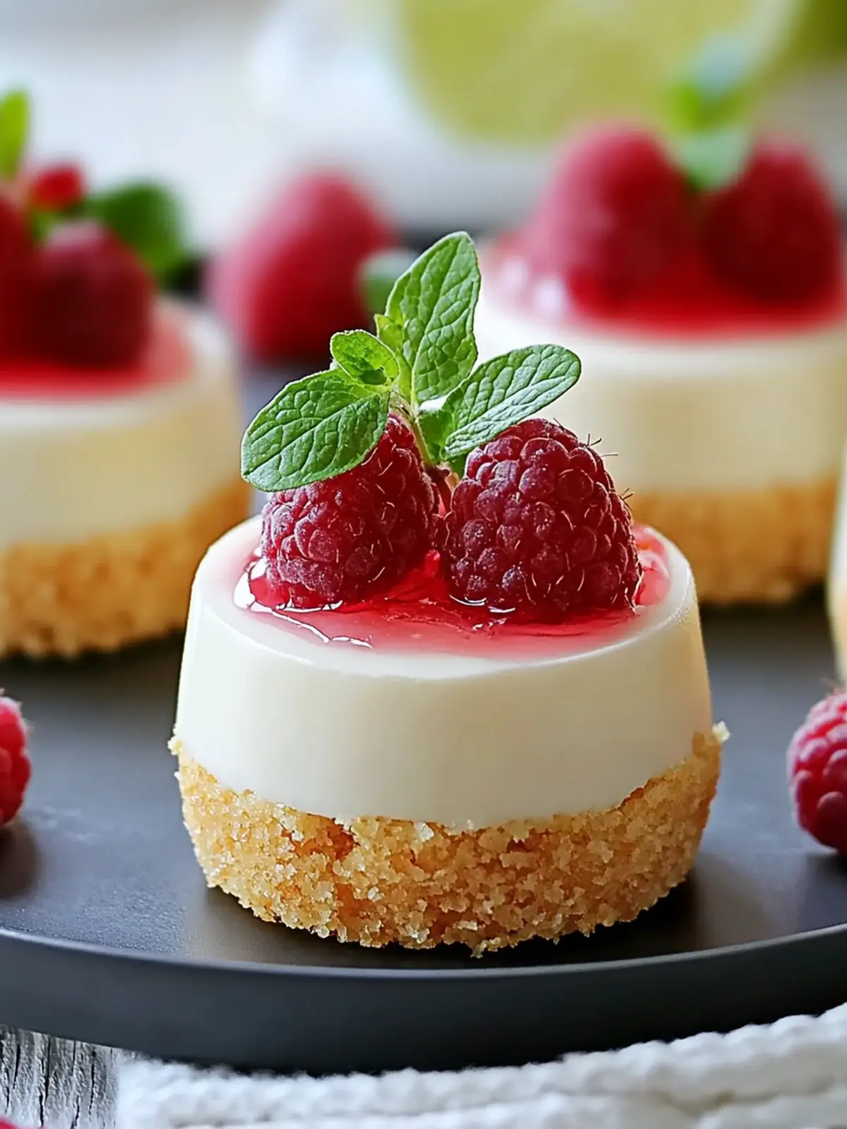 Mini-Zitronen-Cheesecakes – Fruchtiger No-Bake Genuss