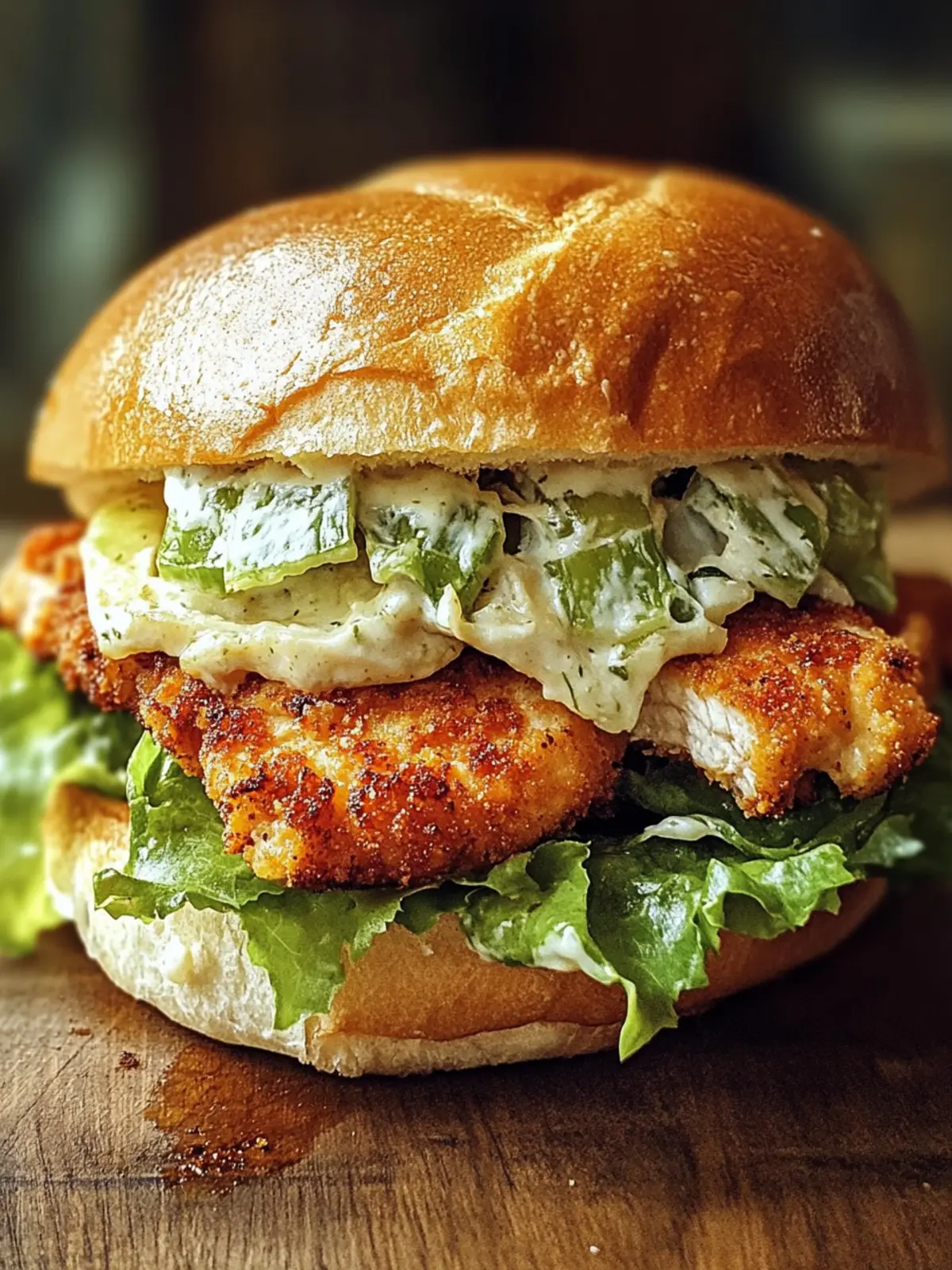 Knuspriges Chicken Caesar Sandwich: Einfach unwiderstehlich