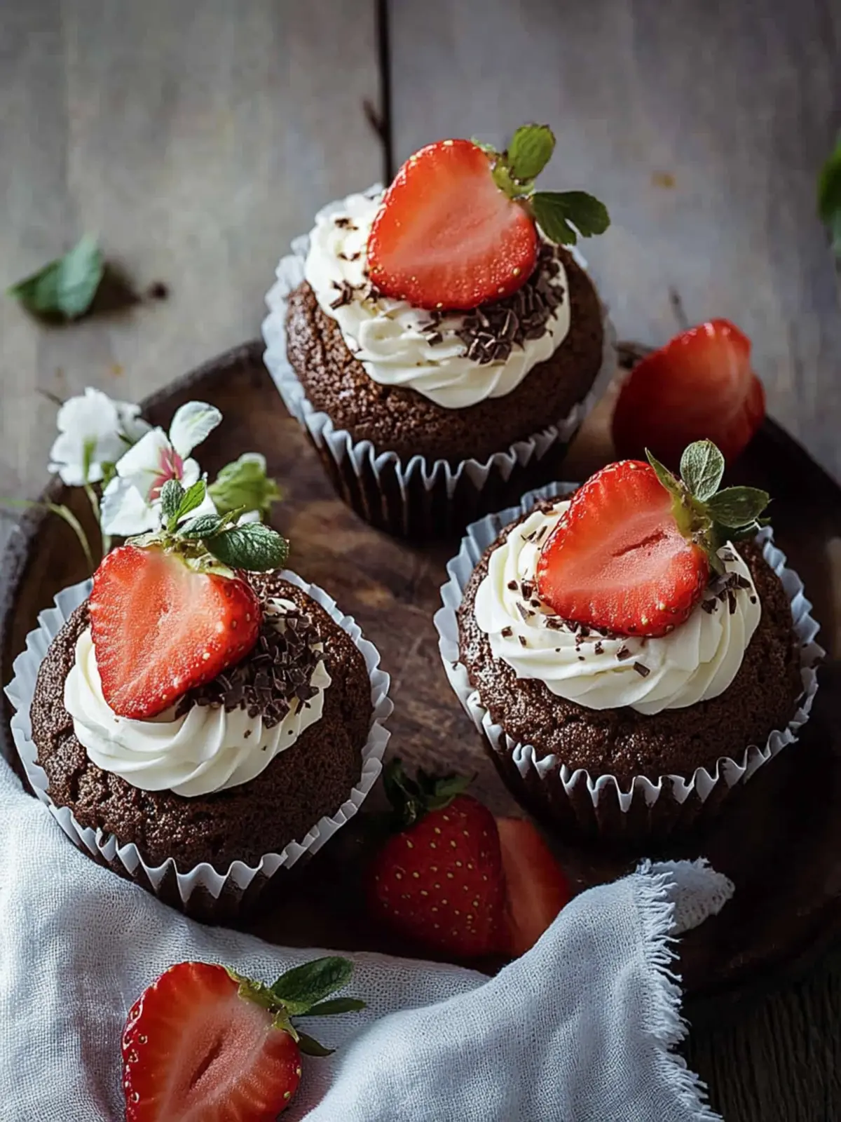 Erdbeer-Schoko-Muffins