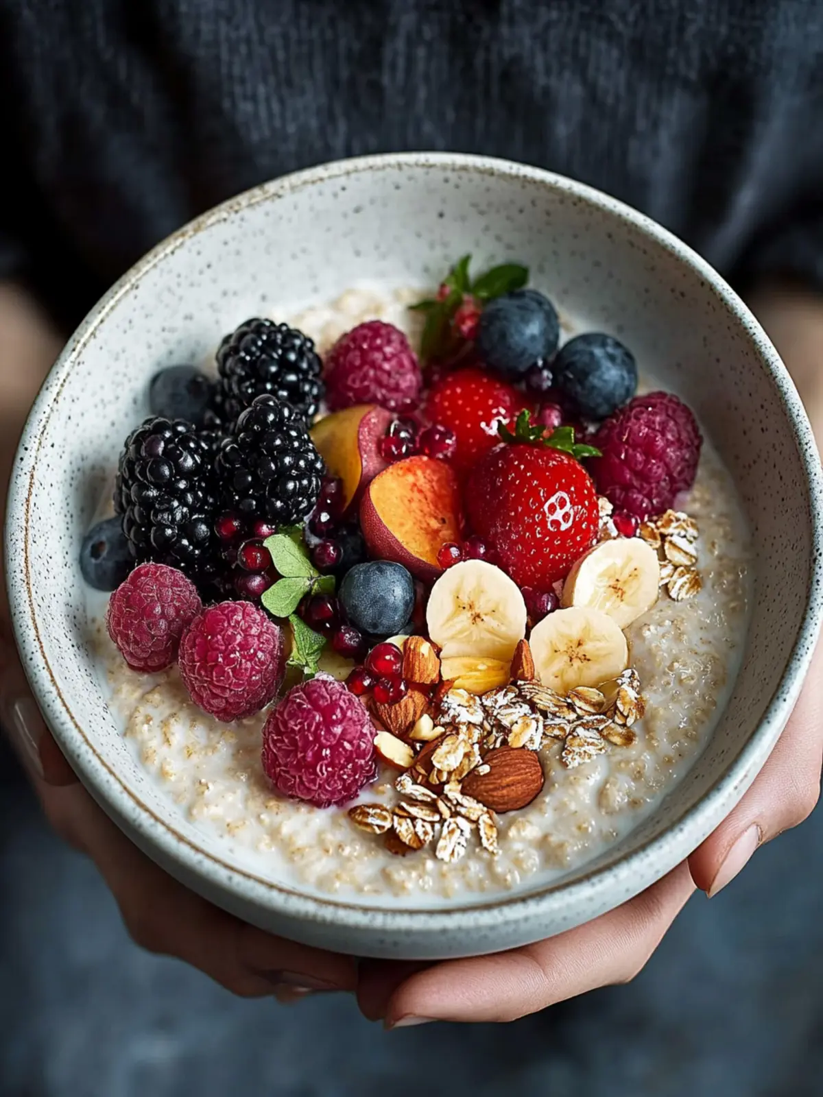 Joghurt Porridge Schüssel gesund: Das perfekte Frühstück für einen guten Start
