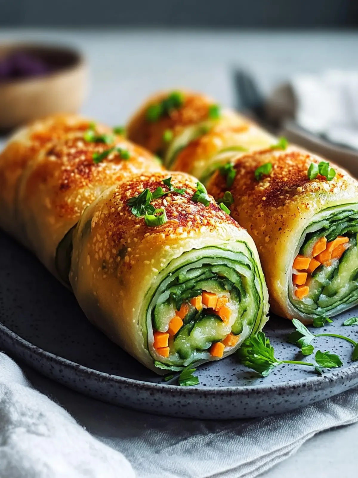 Vegan potato roll - healthy enjoyment for everyone