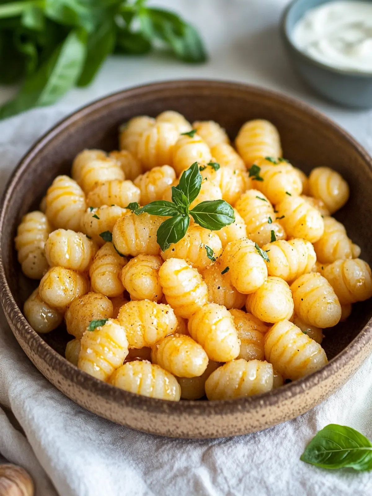 Gnocchi from the hot air fryer