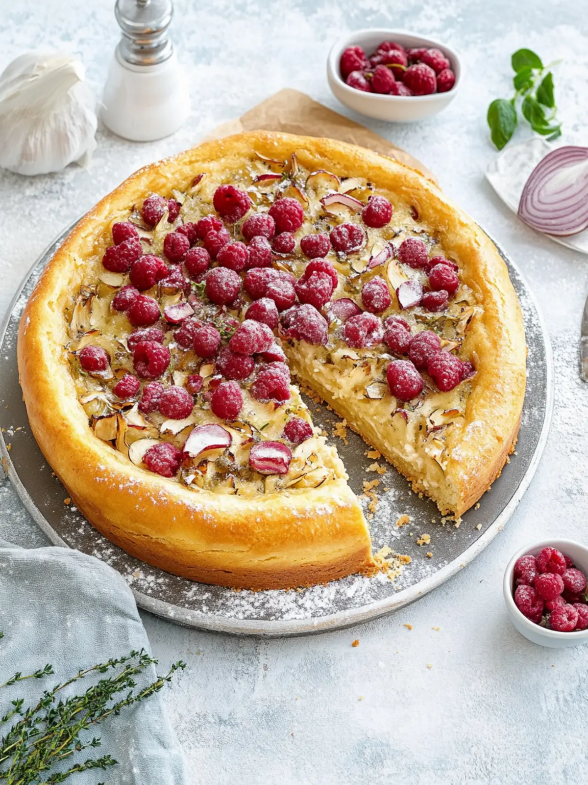 Omas saftiger Zwiebelkuchen