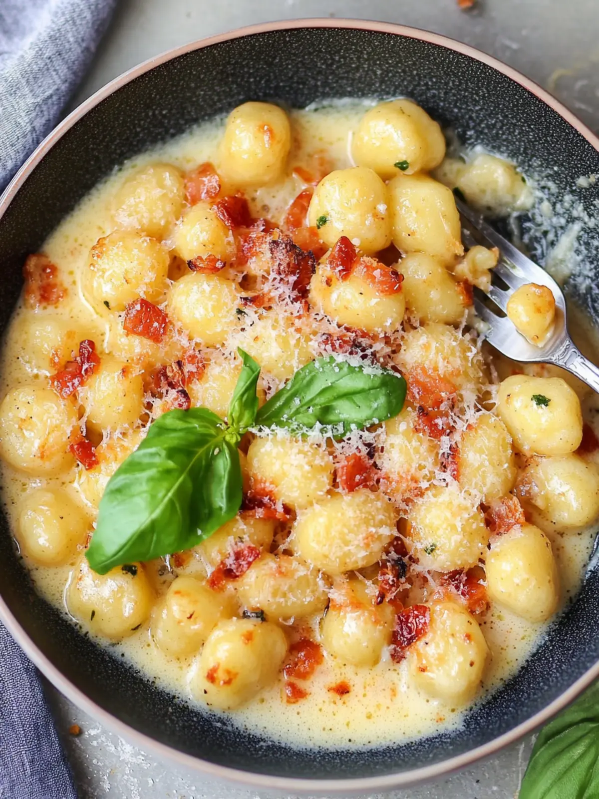 Gnocchi Carbonara