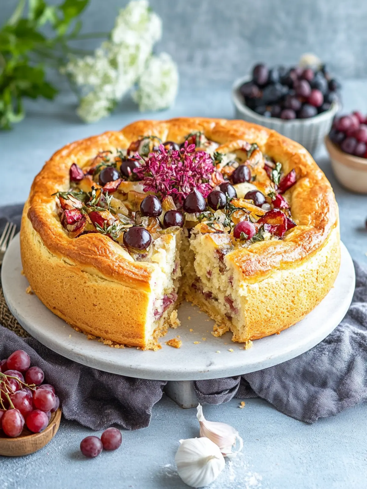 Omas saftiger Zwiebelkuchen