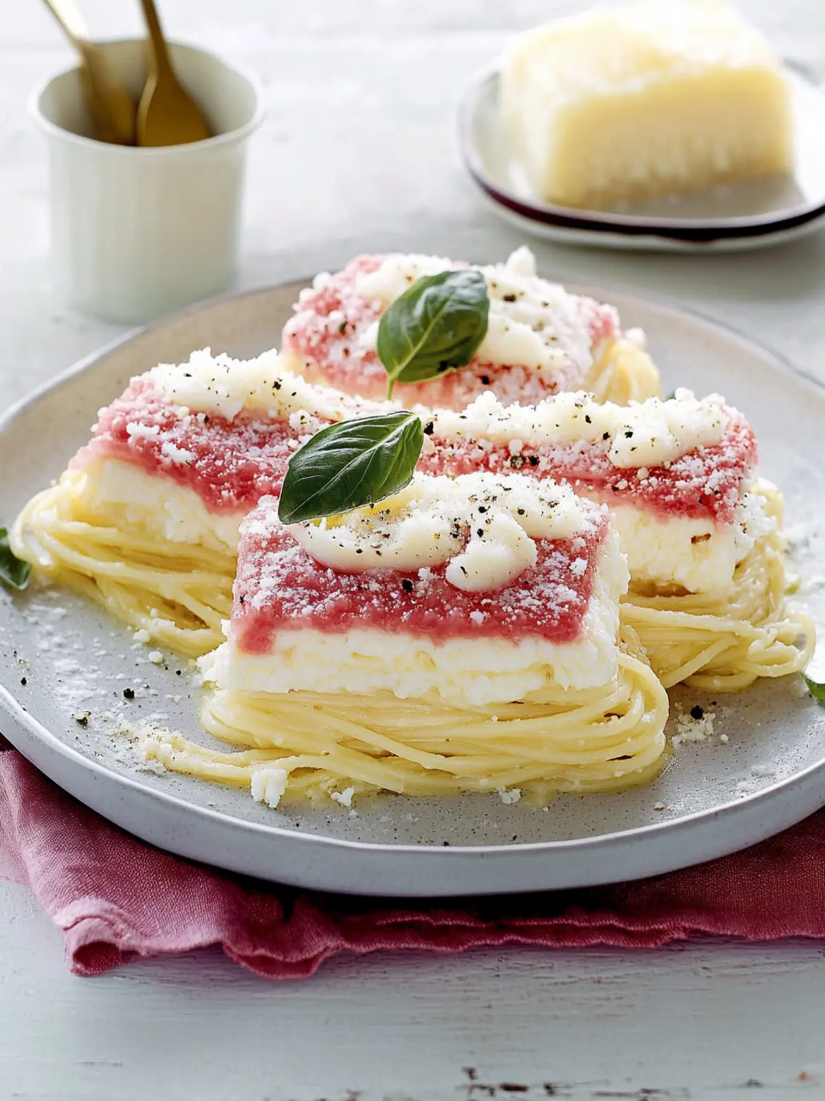 Die Spaghetti-Eis-Schnitten sind mehr als nur ein Kuchen