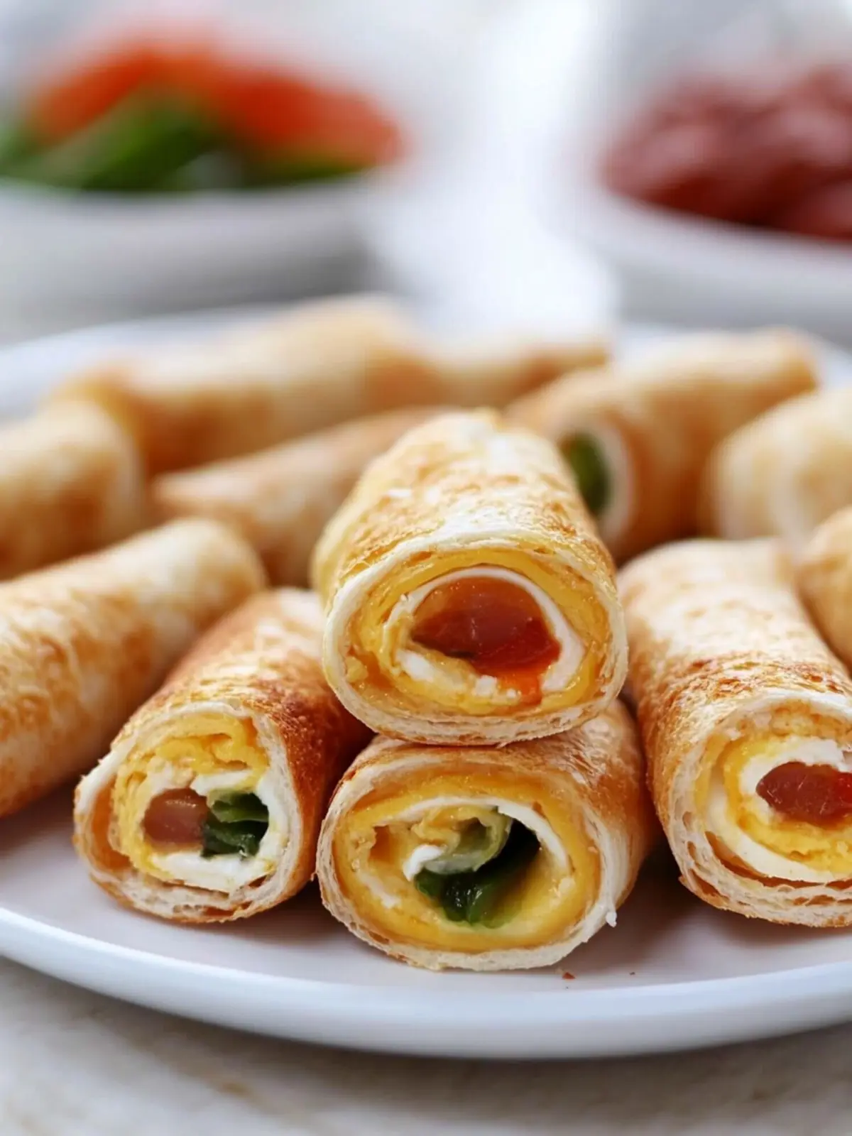 Roll-up-Sandwiches with cheese: Quick recipe for your next snack enjoyment