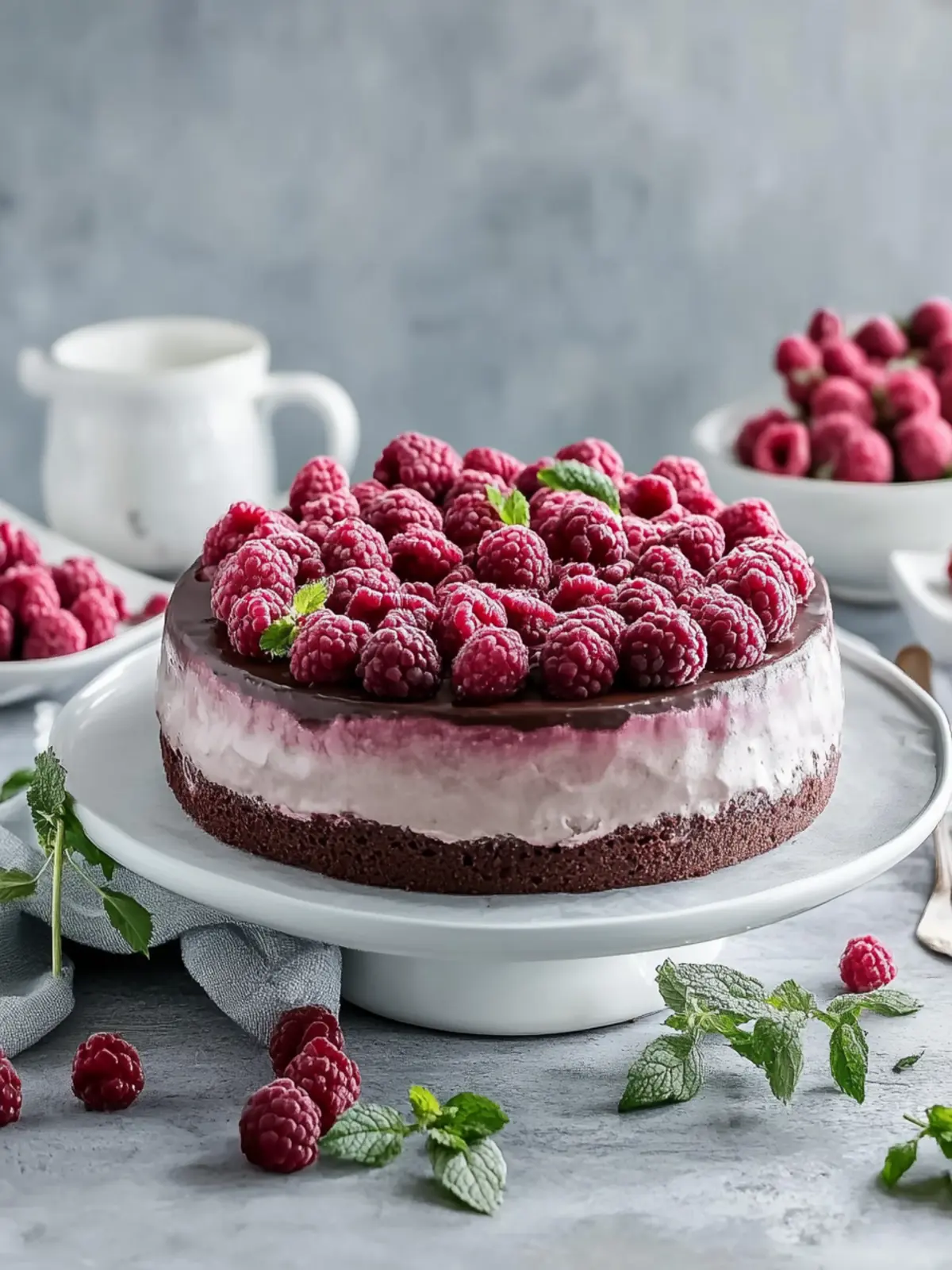 This raspberry chocolate cake is guaranteed to succeed