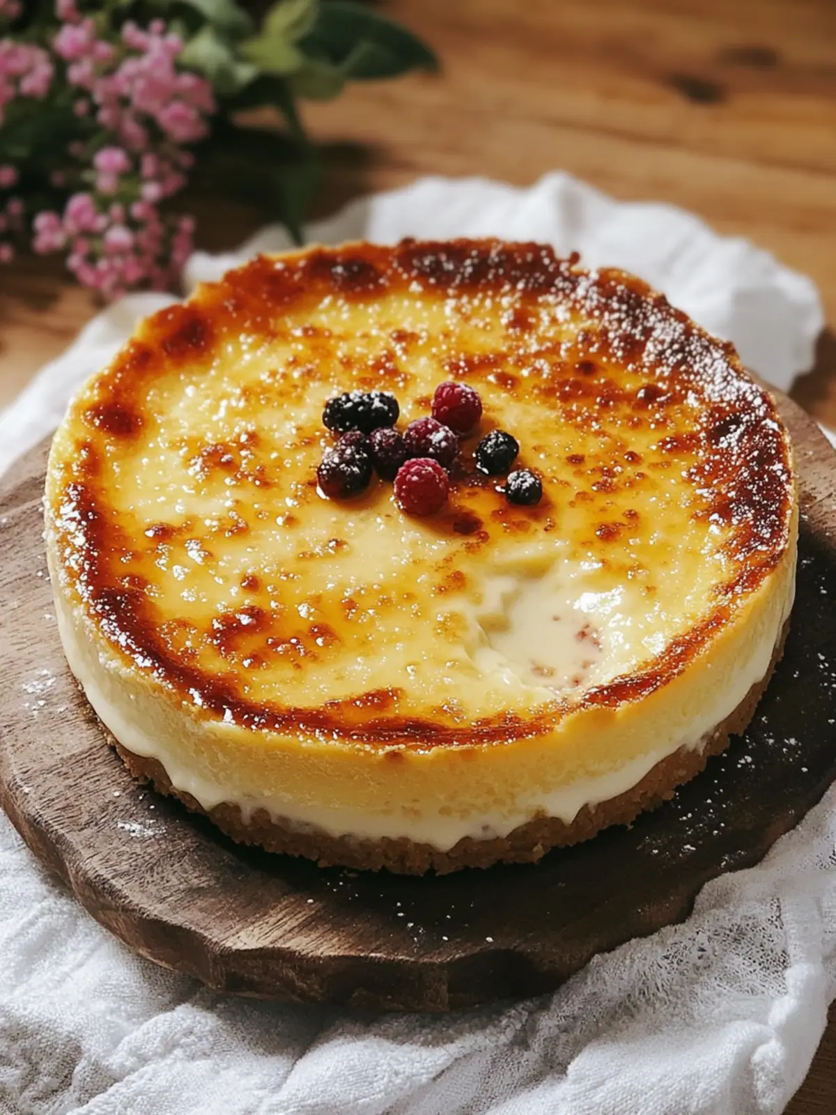 Crème Brûlée Käsekuchen