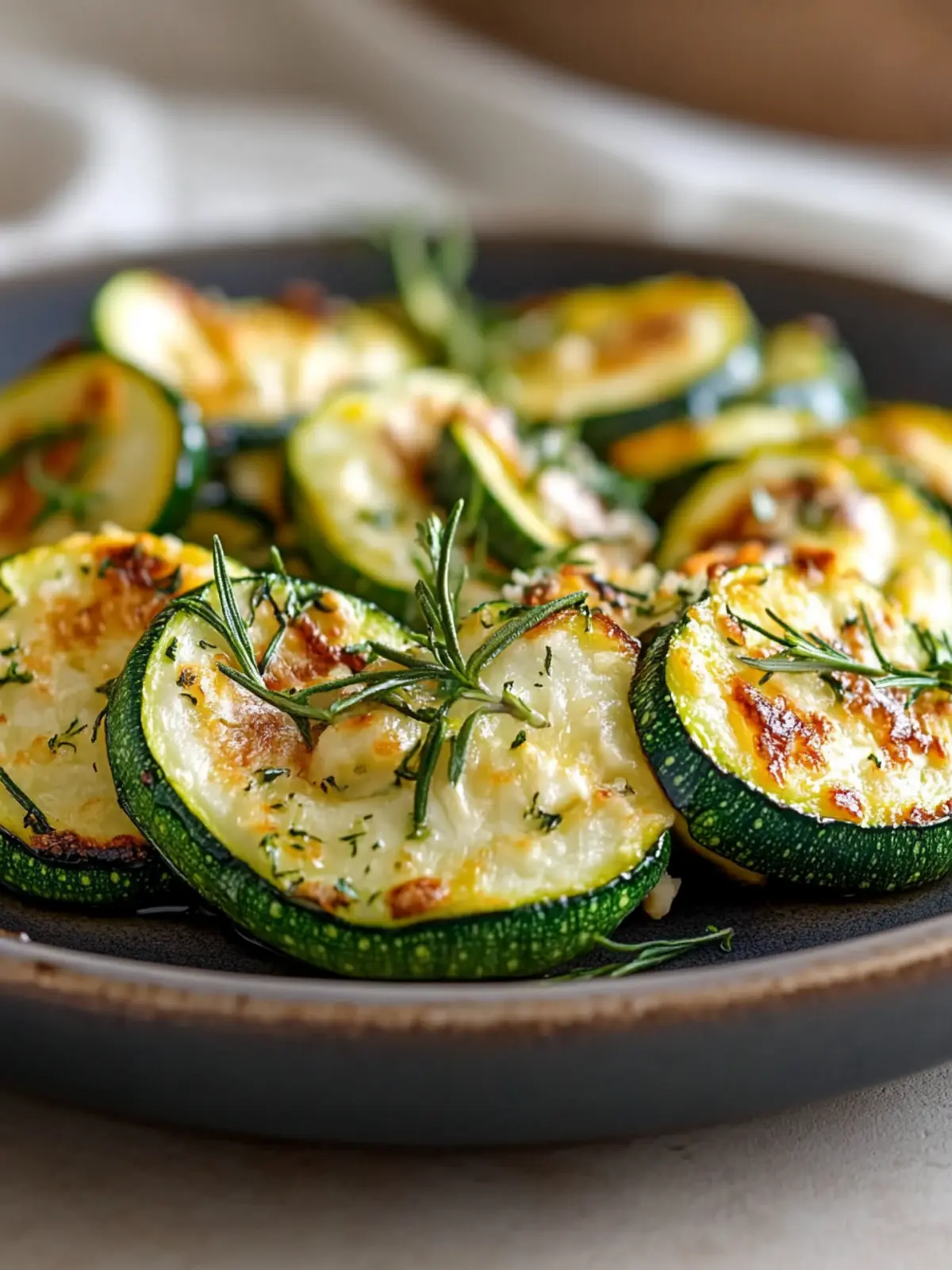 Zucchiniröllchen aus der Heißluftfritteuse: Knusprig und Lecker