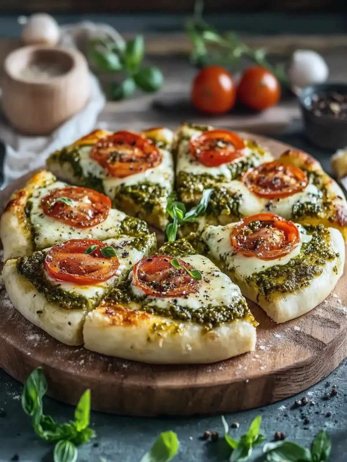Pizzaschnecken mit Pesto, Mozzarella & Pute – schnell, würzig & perfekt mit Fertigteig