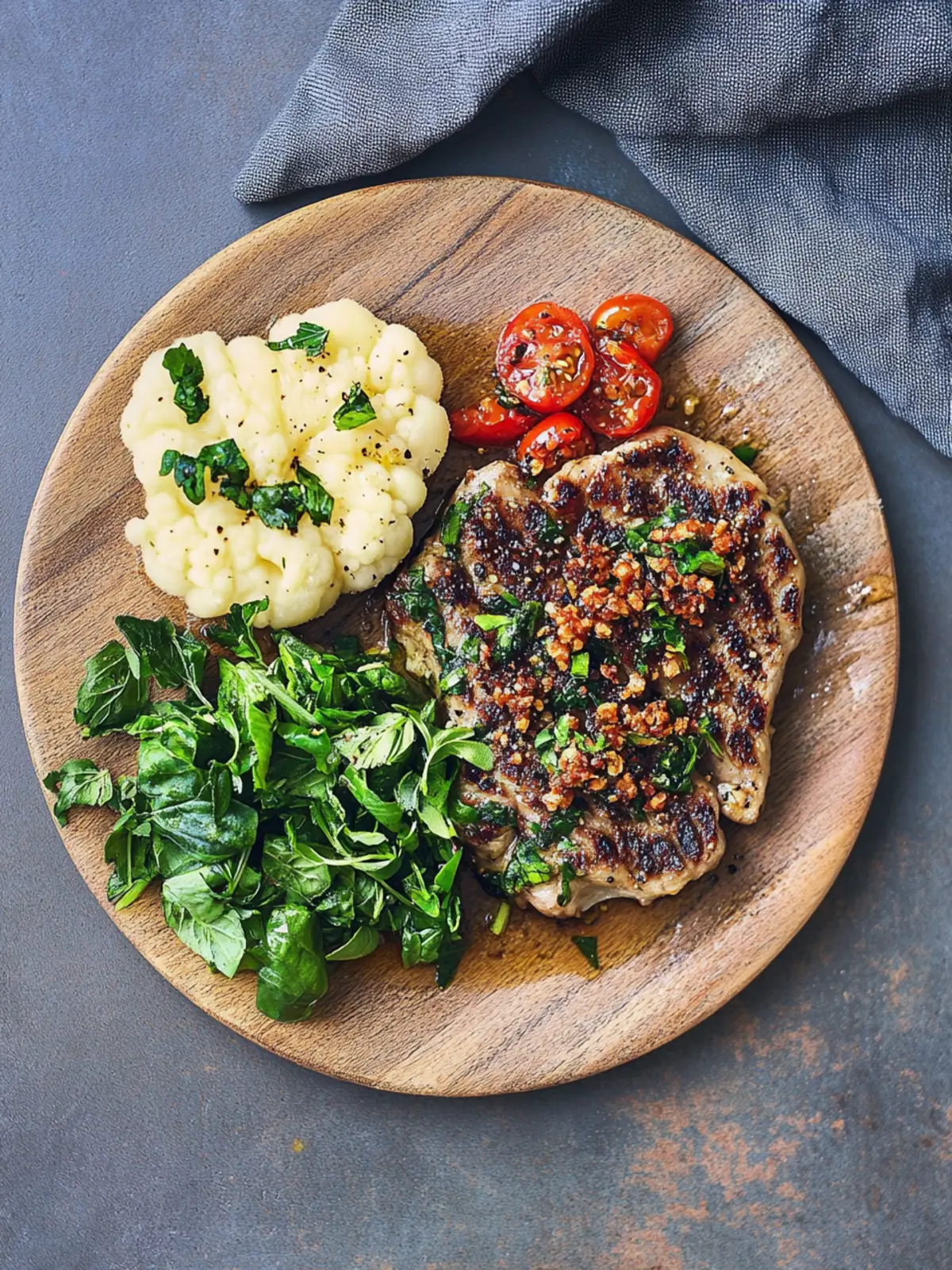 Gebackene Blumenkohlsteaks