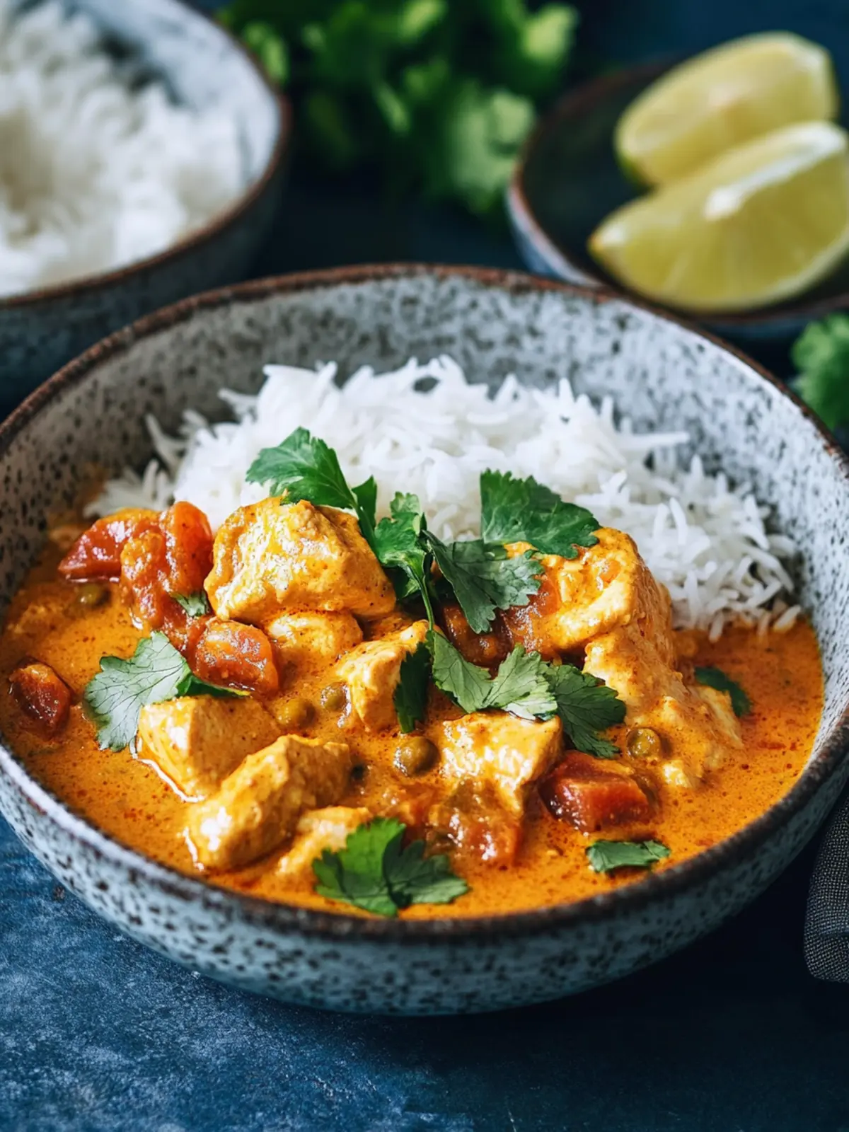 Indisches Curry mit Hähnchen