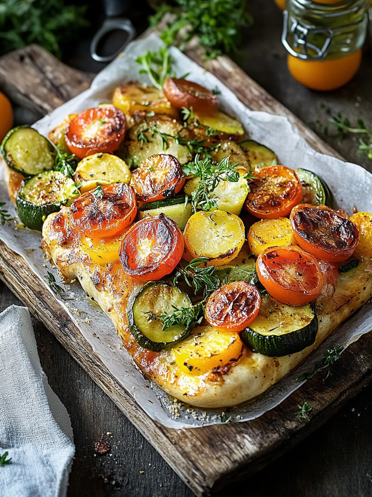 Crispy Oven Chicken with Vegetables