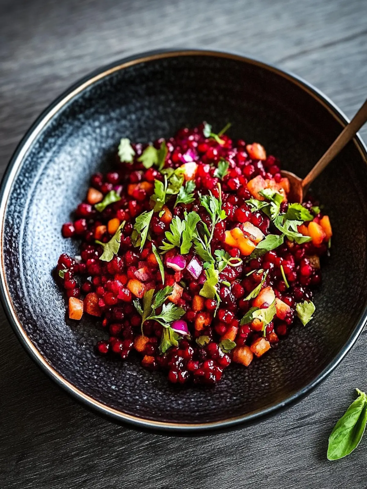 Rote Linsen-Salat mit Roter Bete