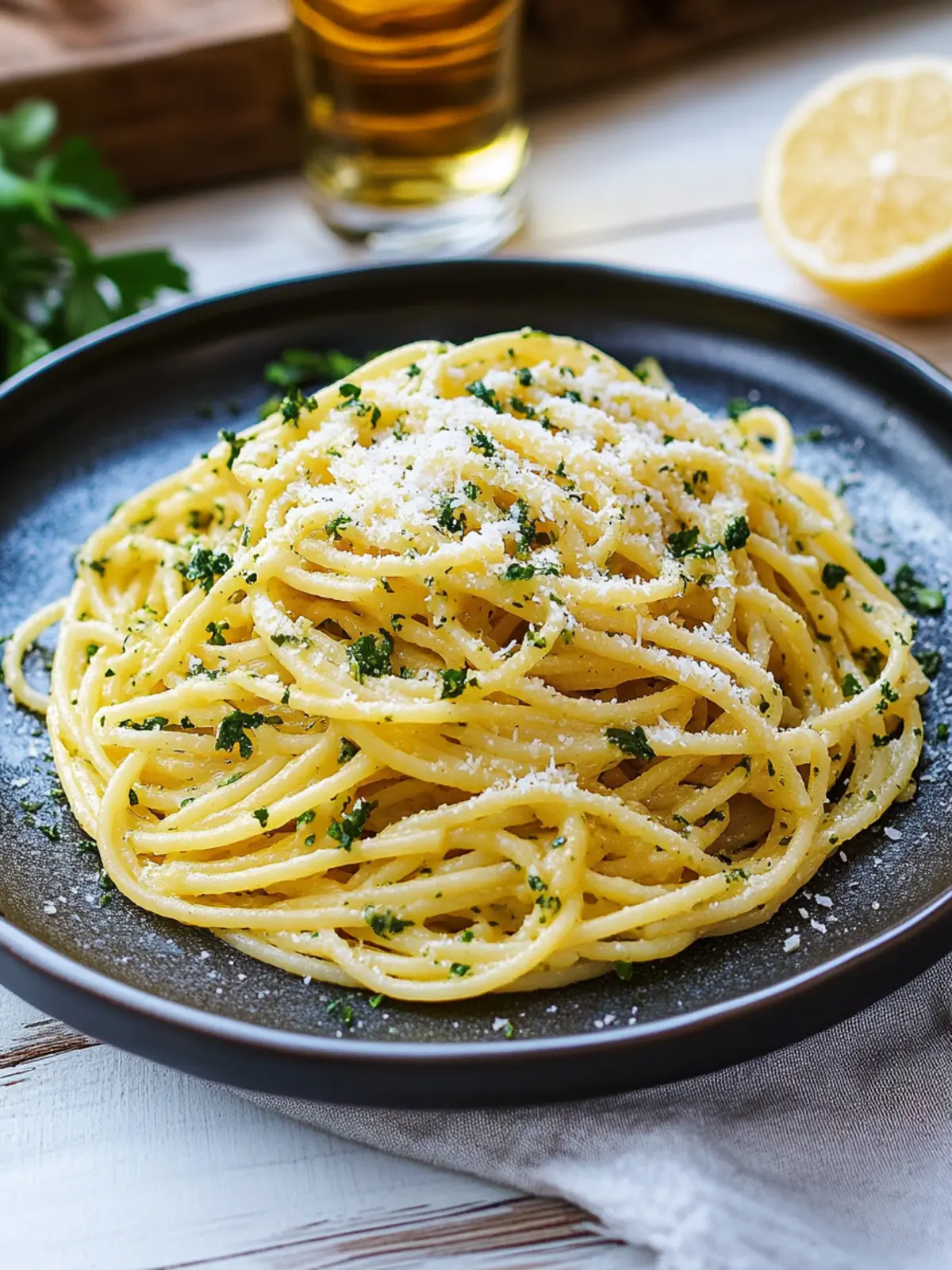 Knoblauch Spaghetti