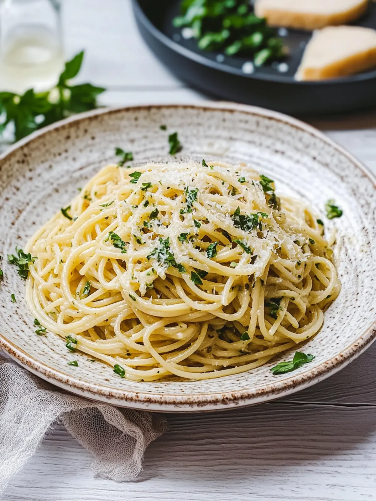 Knoblauch Spaghetti