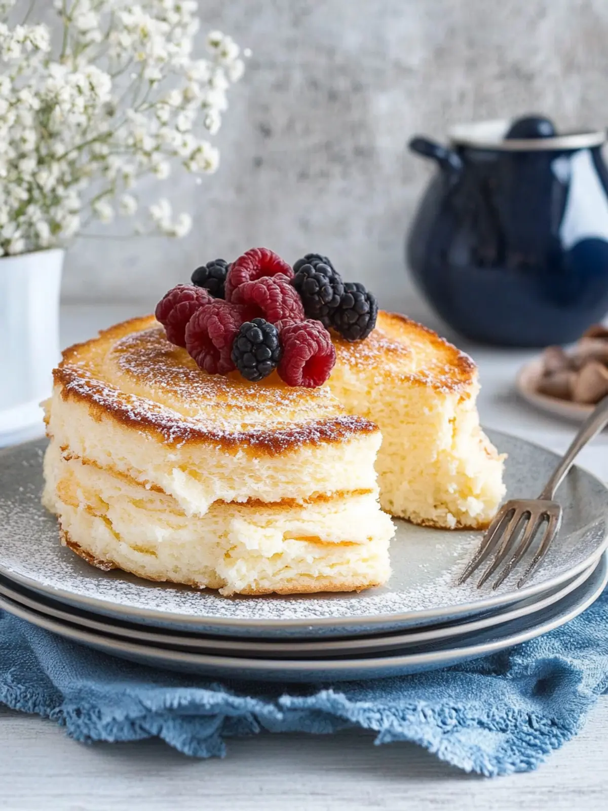 Fluffige süße Eierkuchen