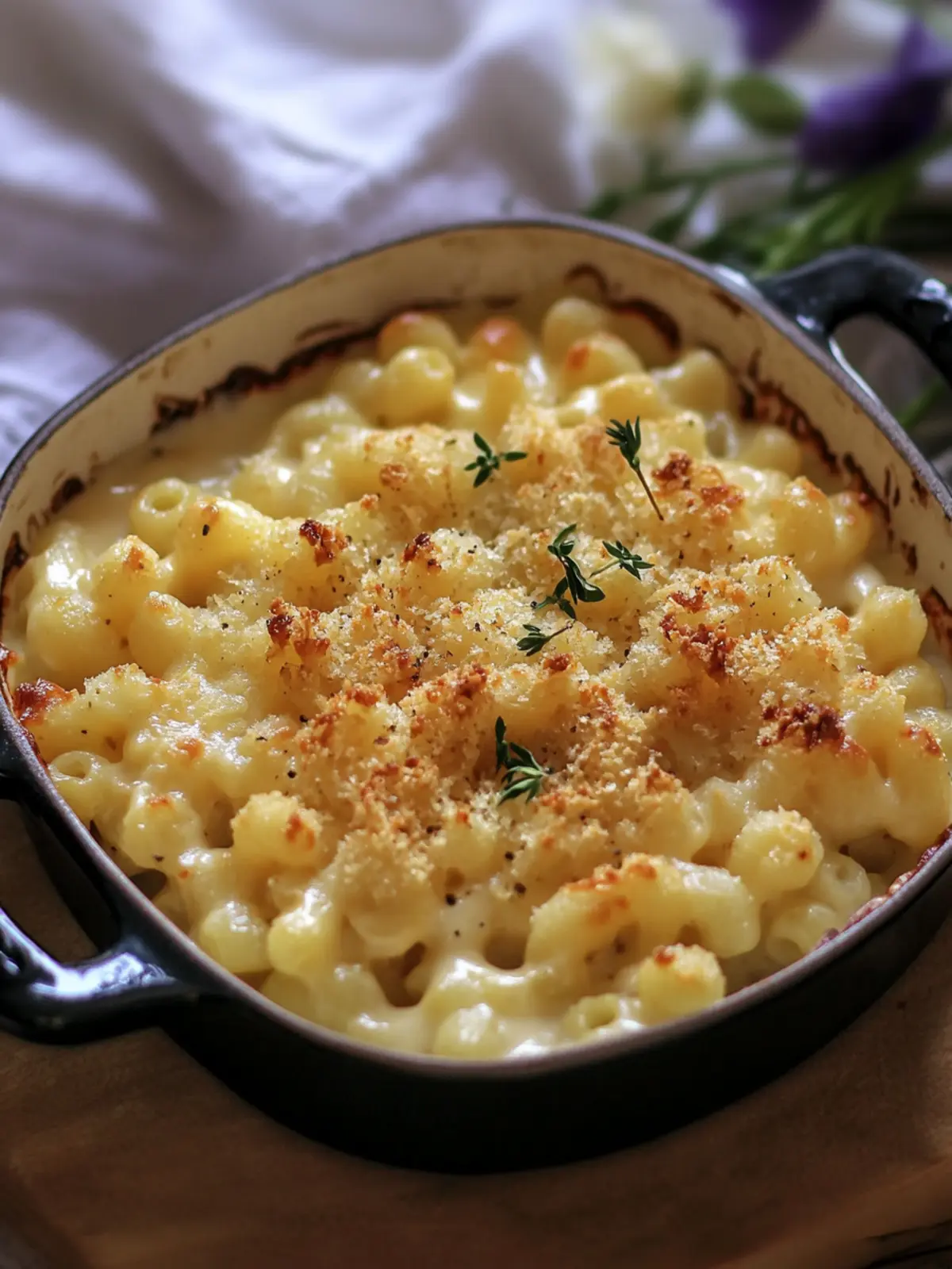 Mac and Cheese mit Blumenkohl
