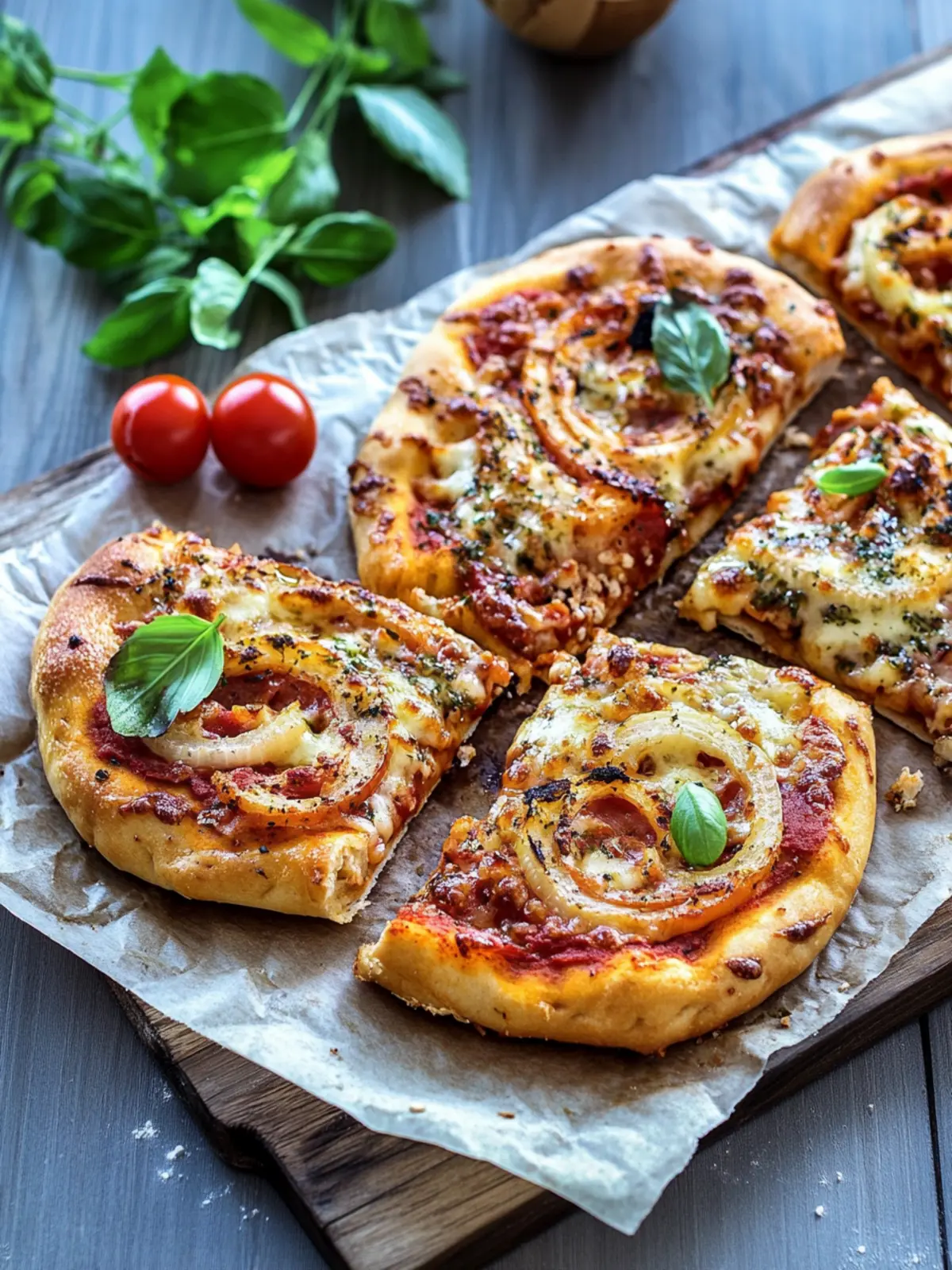 Airfryer Pizzaschnecken XL im BBQ-Stil