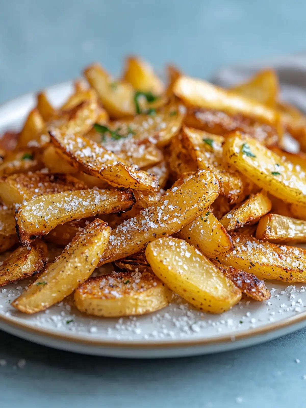Airfryer Kohlrabi-Pommes Rezept
