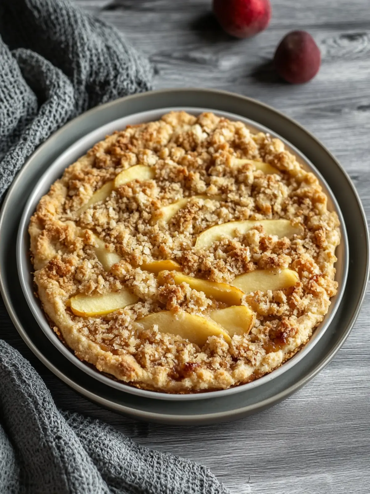 Apfelstreuselkuchen Käsekuchen