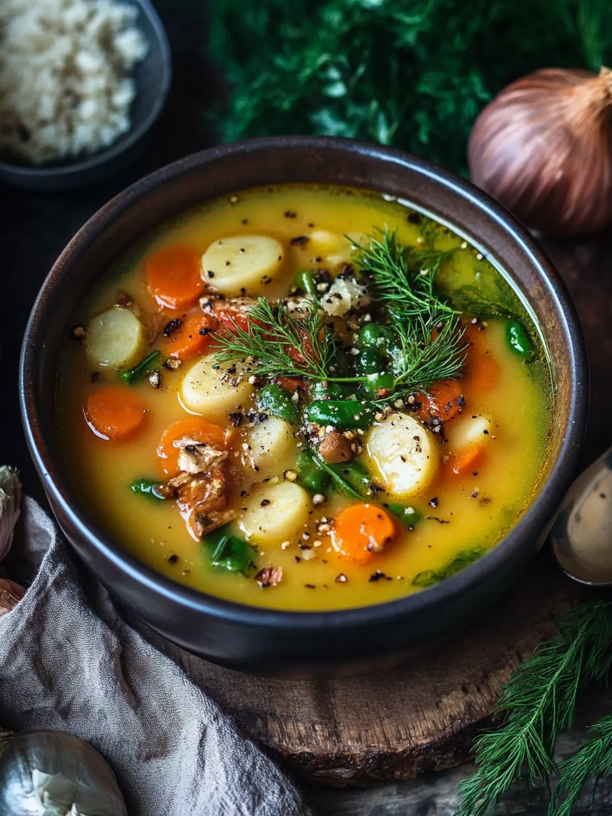 Toskanische Gemüsesuppe – mit Fenchel und Bohnen