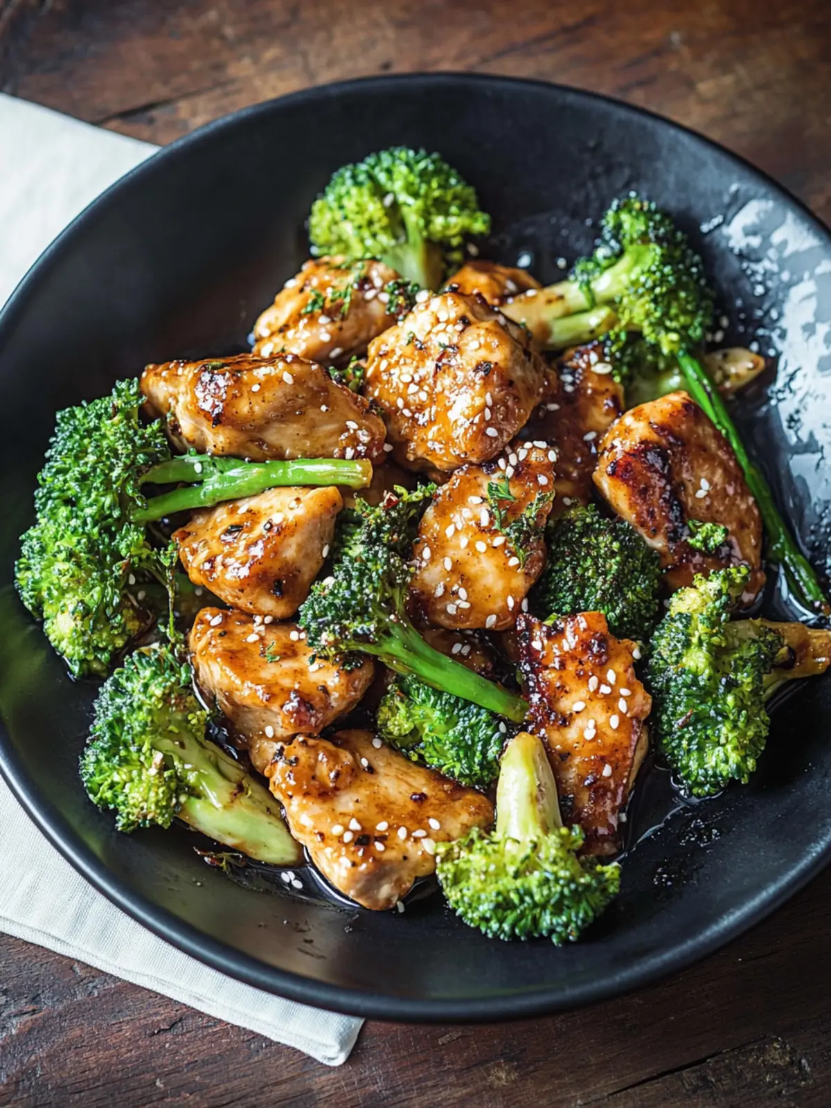 Balsamico-Huhn mit Broccoli