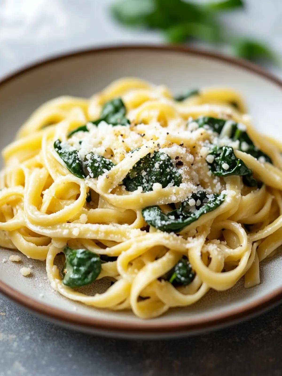 Cremige Nudel Spinat Pfanne Rezept Einfach