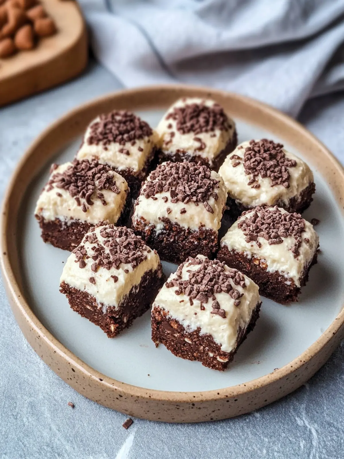 Hüttenkäse-Brownie-Bällchen: cremiges Dessert ohne Mühe und Backen