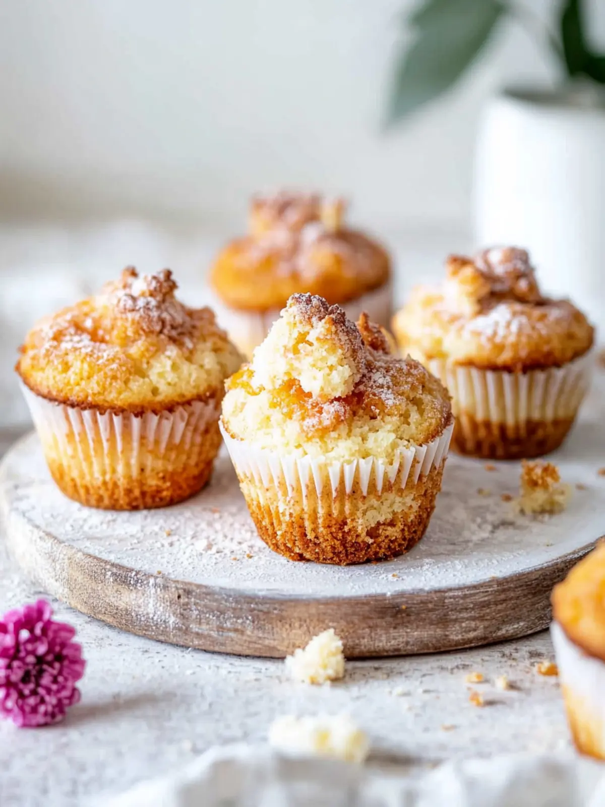 Karottenkuchen-Muffins (Mit einer Frischkäsefüllung)