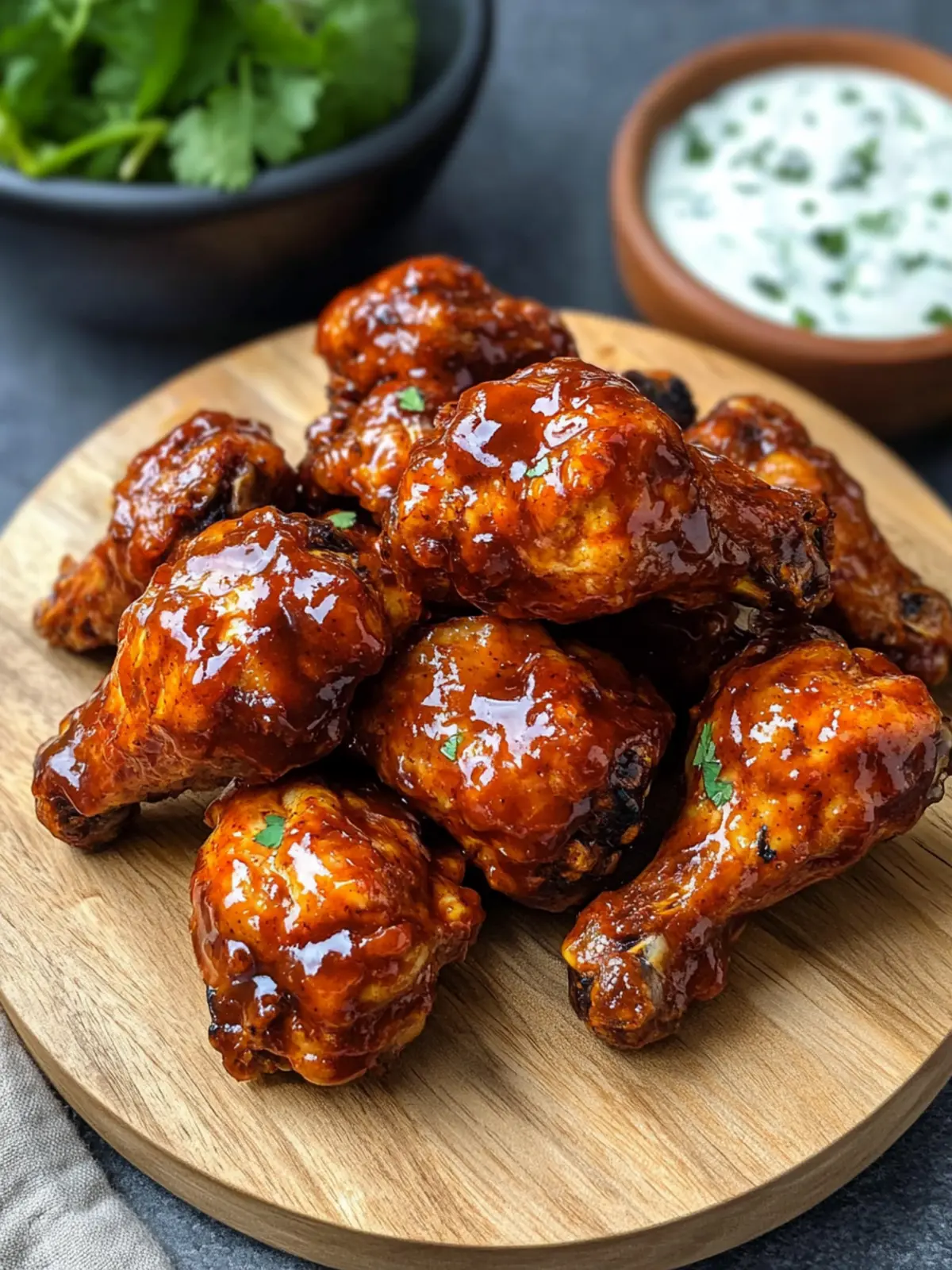 Try it out vegan and test these crispy vegan cauliflower wings with BBQ sauce
