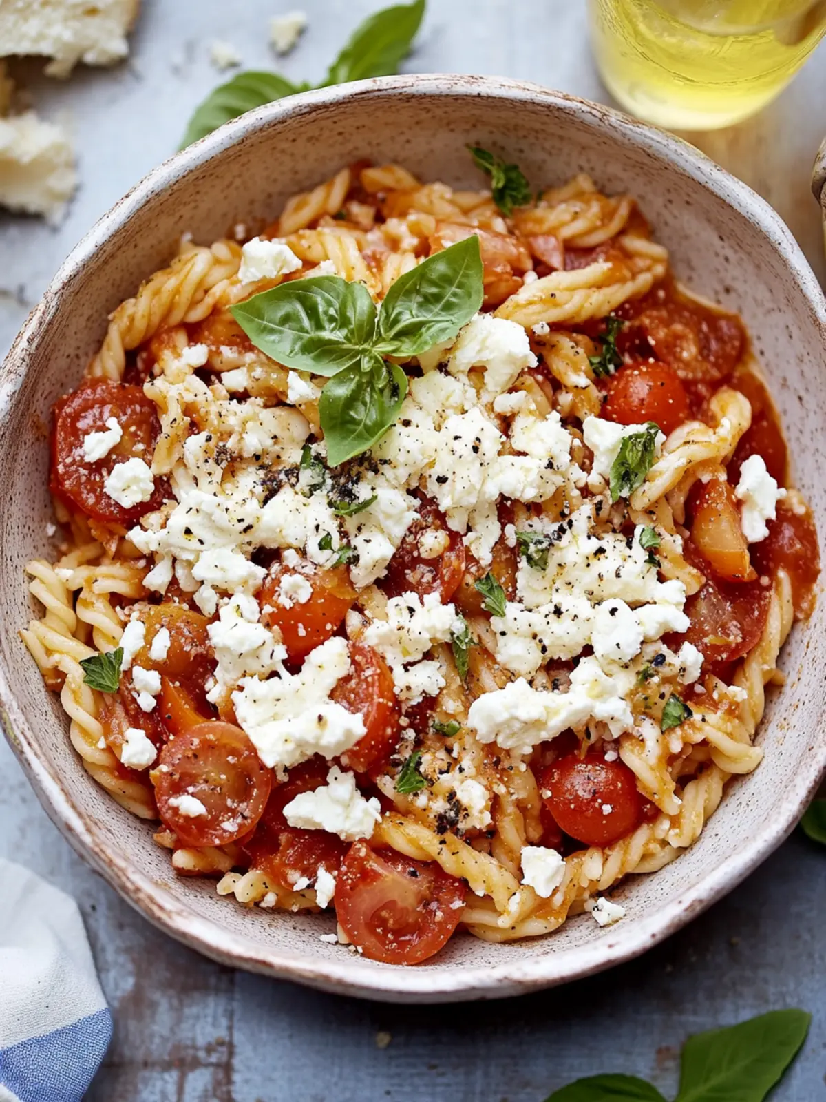 Griechischer Hack-Nudel-Auflauf mit Feta (Kritharaki-Auflauf)