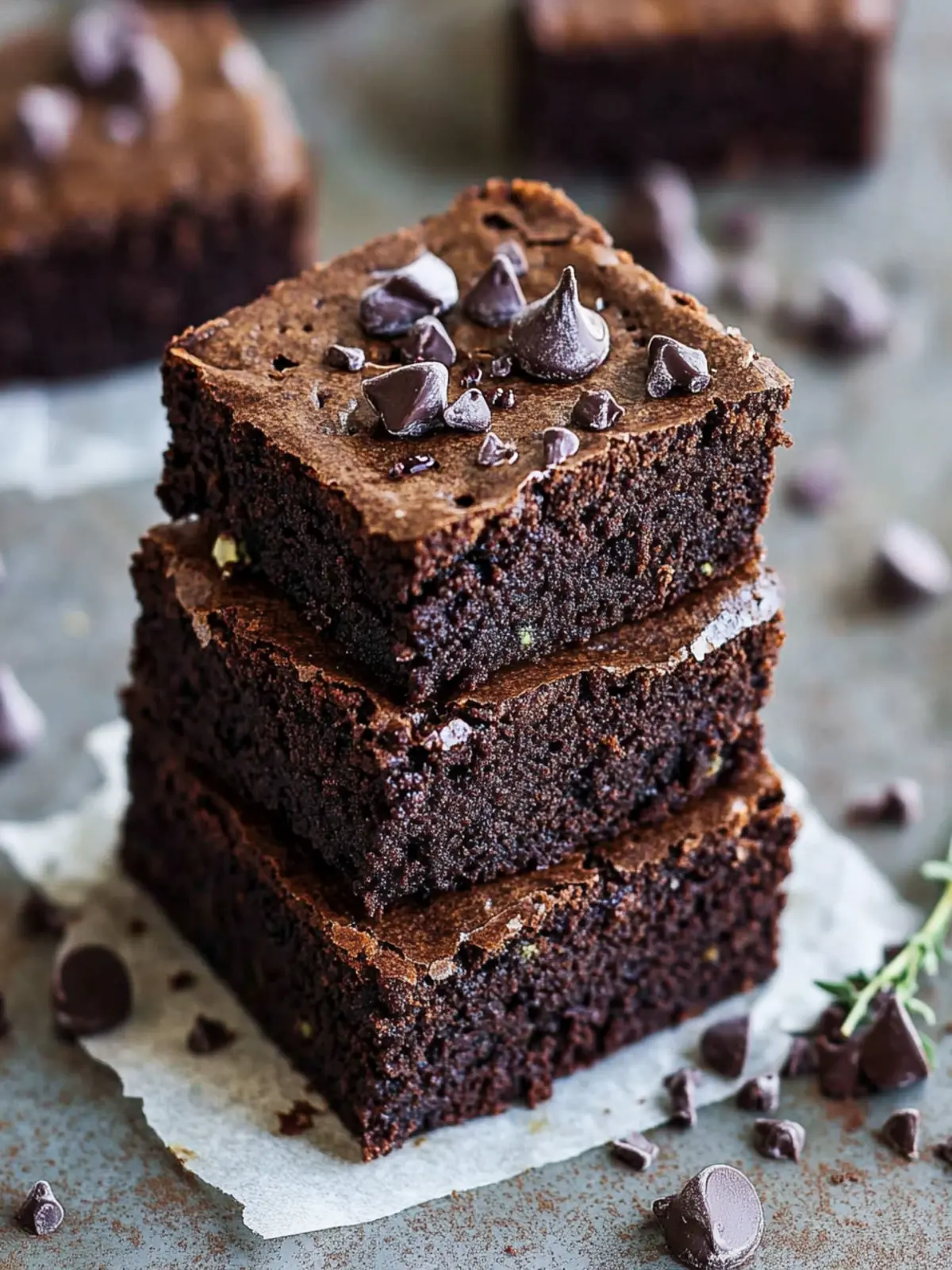 Vegane Zucchini Brownies