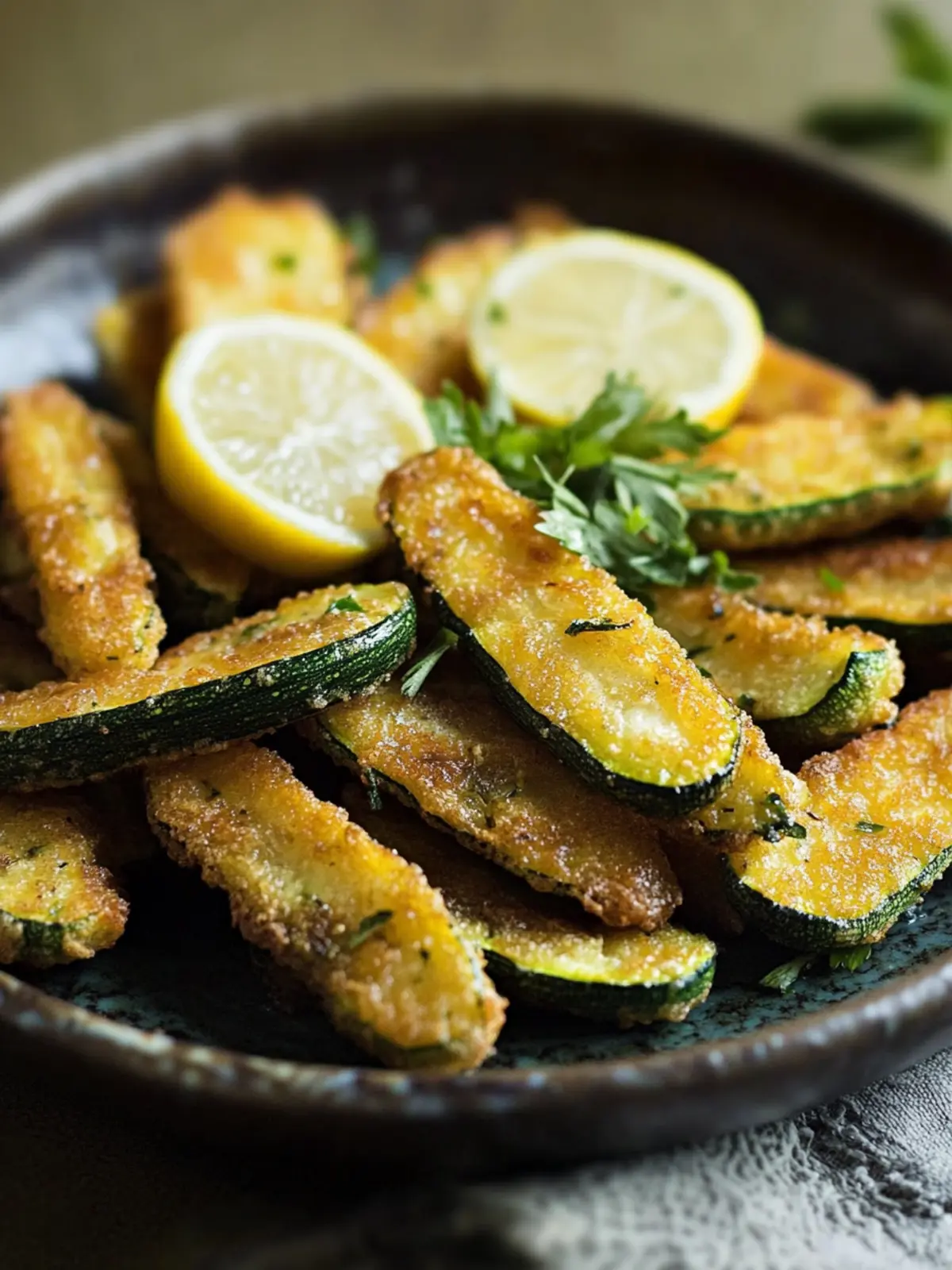 Frittierte Zucchini