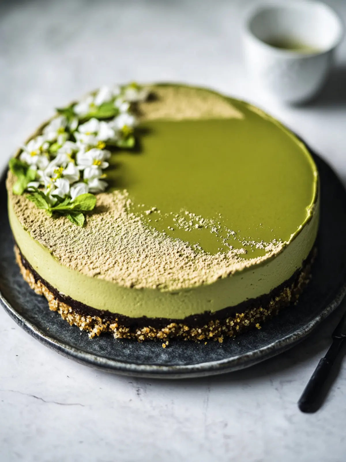 Instant-Topf Matcha Käsekuchen