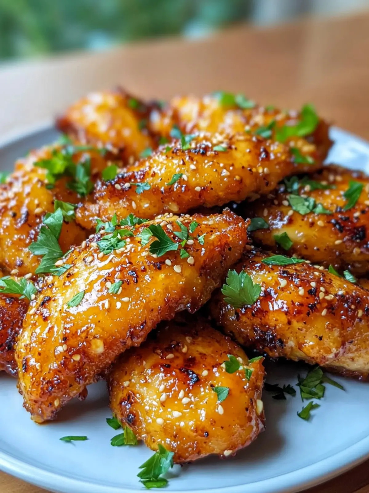 Airfryer Honey-Butter-Garlic Chicken: Quick & Delicious