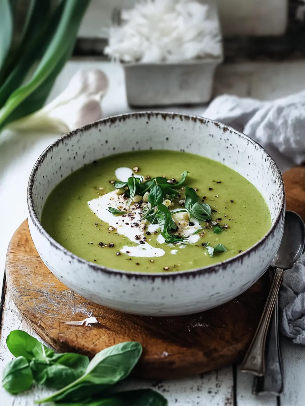 Bärlauchsuppe – cremiges Bärlauchsuppen Rezept mit Kartoffeln