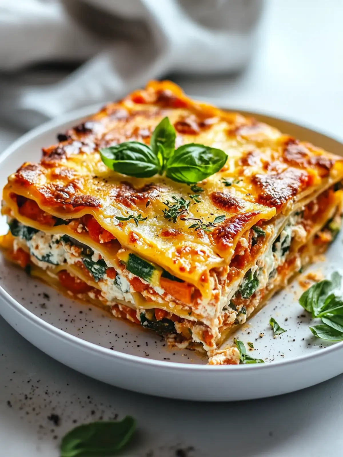Hohe Protein Gemüse Lasagne: Dein gesundes & leckeres Rezept
