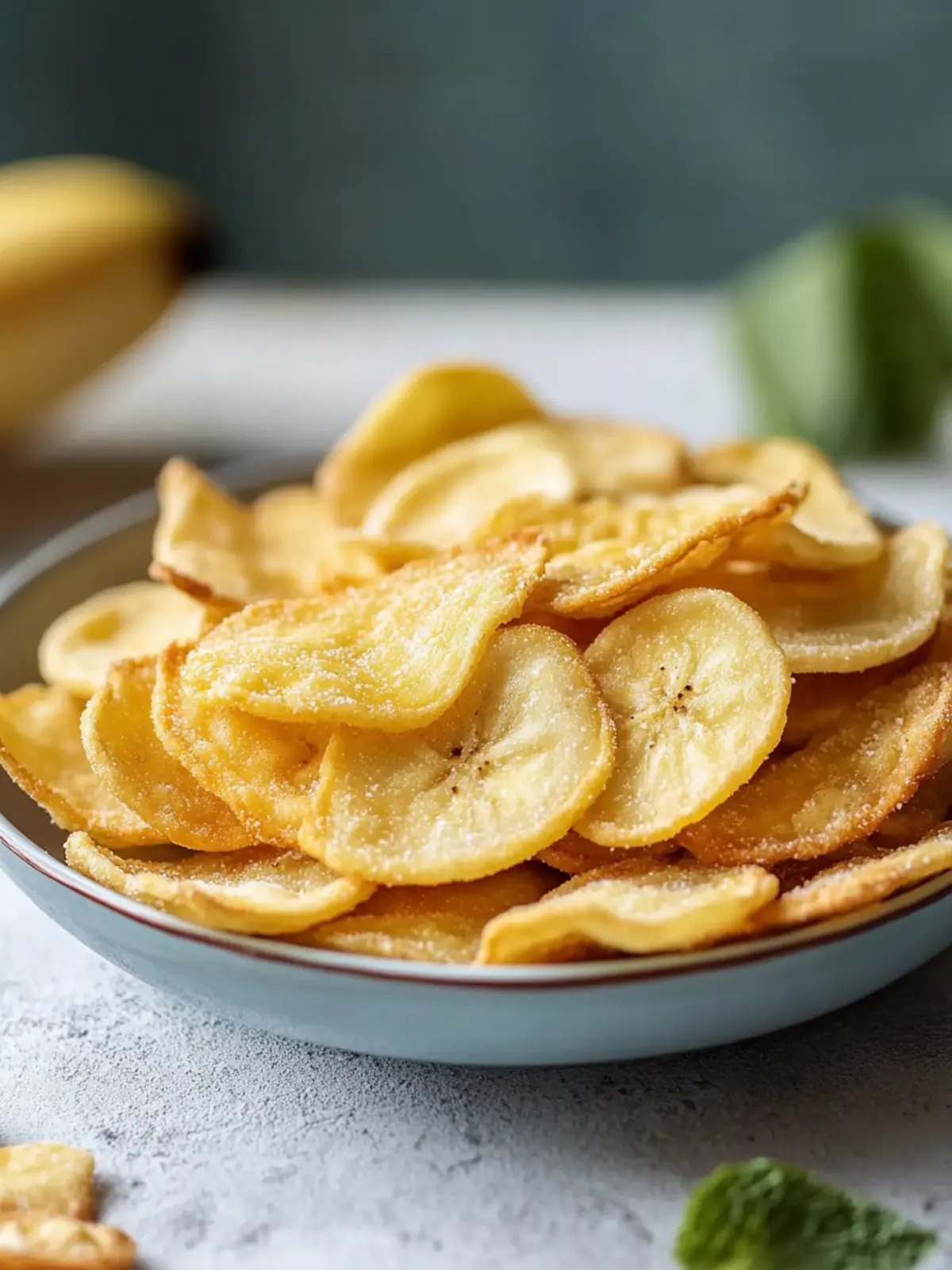 Bananenchips im Airfryer: Knuspriger Snack für Zwischendurch