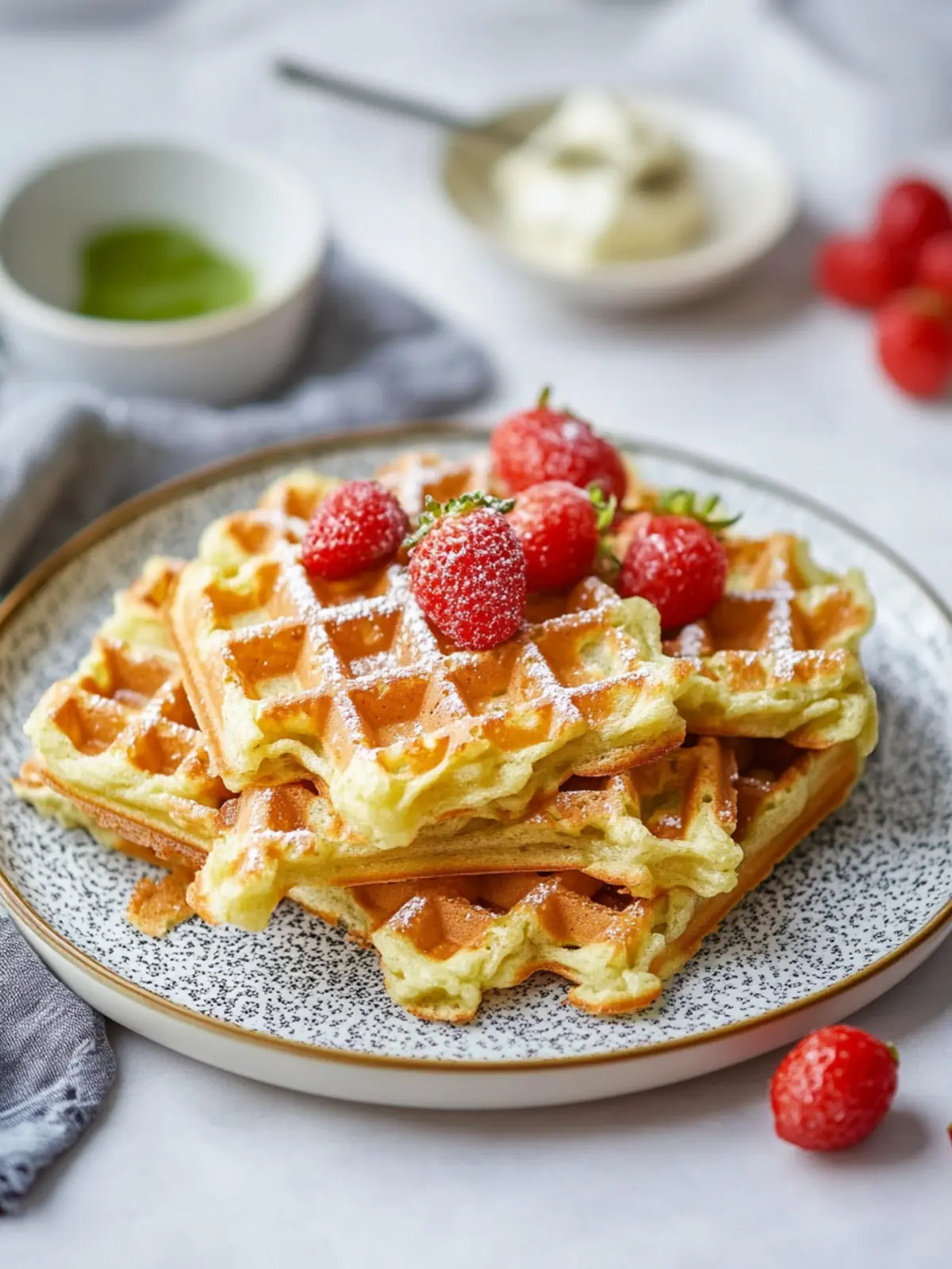 Low Carb und High Protein: Rezept für herzhafte Waffeln aus nur 2 Zutaten