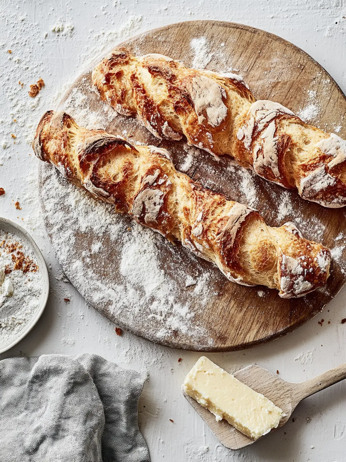 Käsestangen Blätterteig