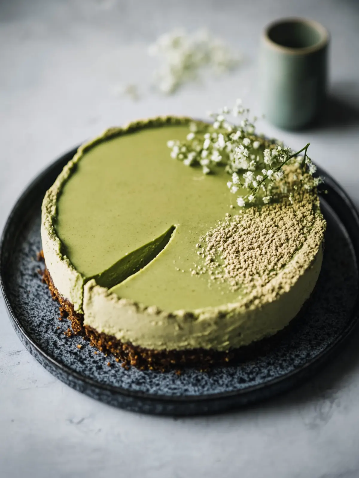 Instant-Topf Matcha Käsekuchen