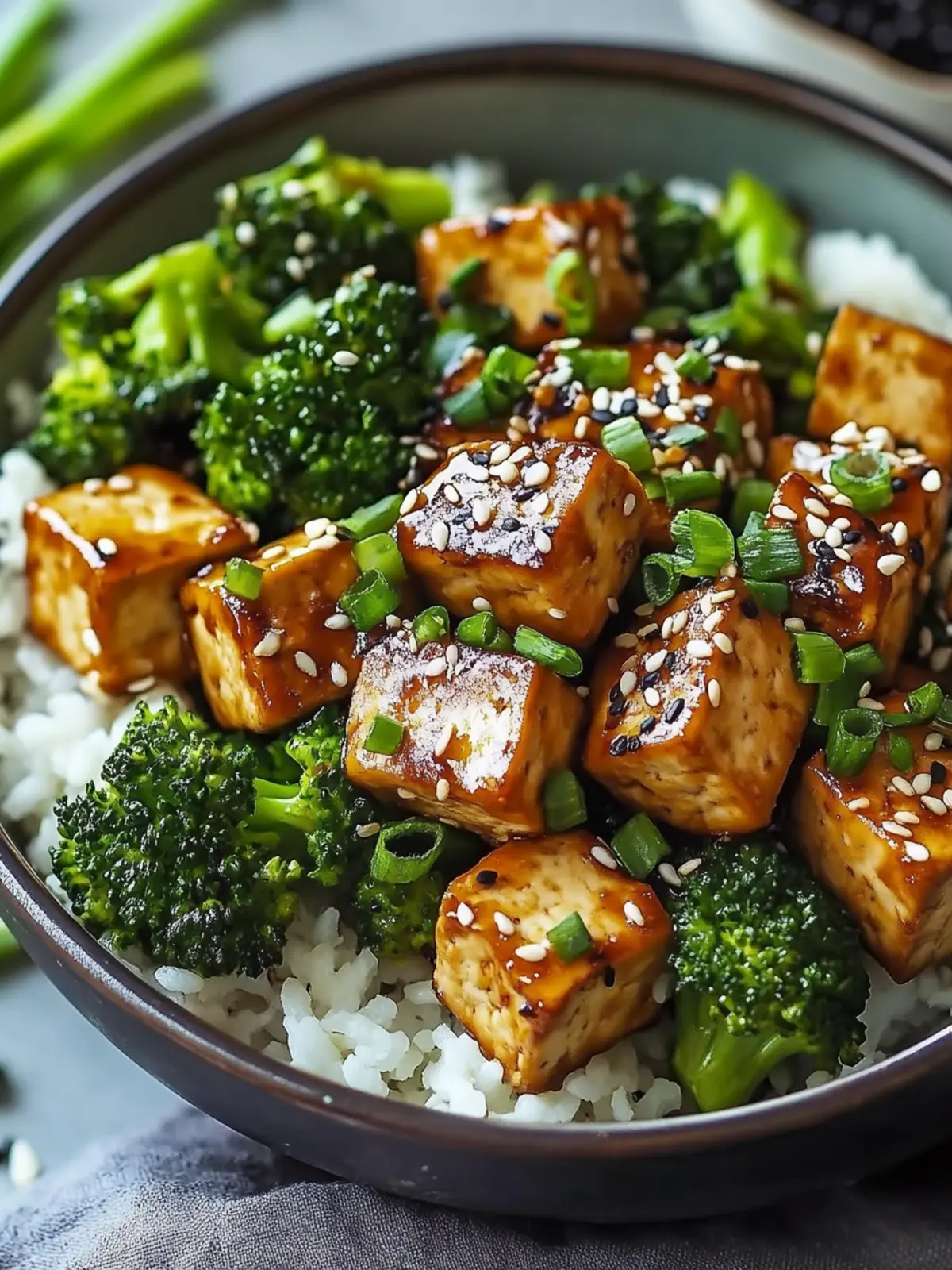 Unglaubliches Sesam Tofu Brokkoli Rezept